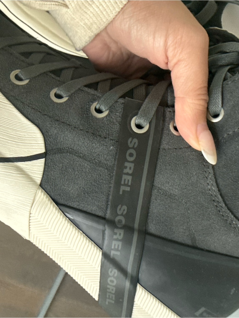 Sorel Leather Sneakers NWT- High-Top Grit Sneaker Boot - Picture 12 of 16